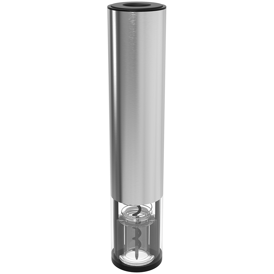 Prestigio Garda, smart wine opener, simple operation with 2 buttons, aerator, vacuum stopper preserver, foil cutter, opens up