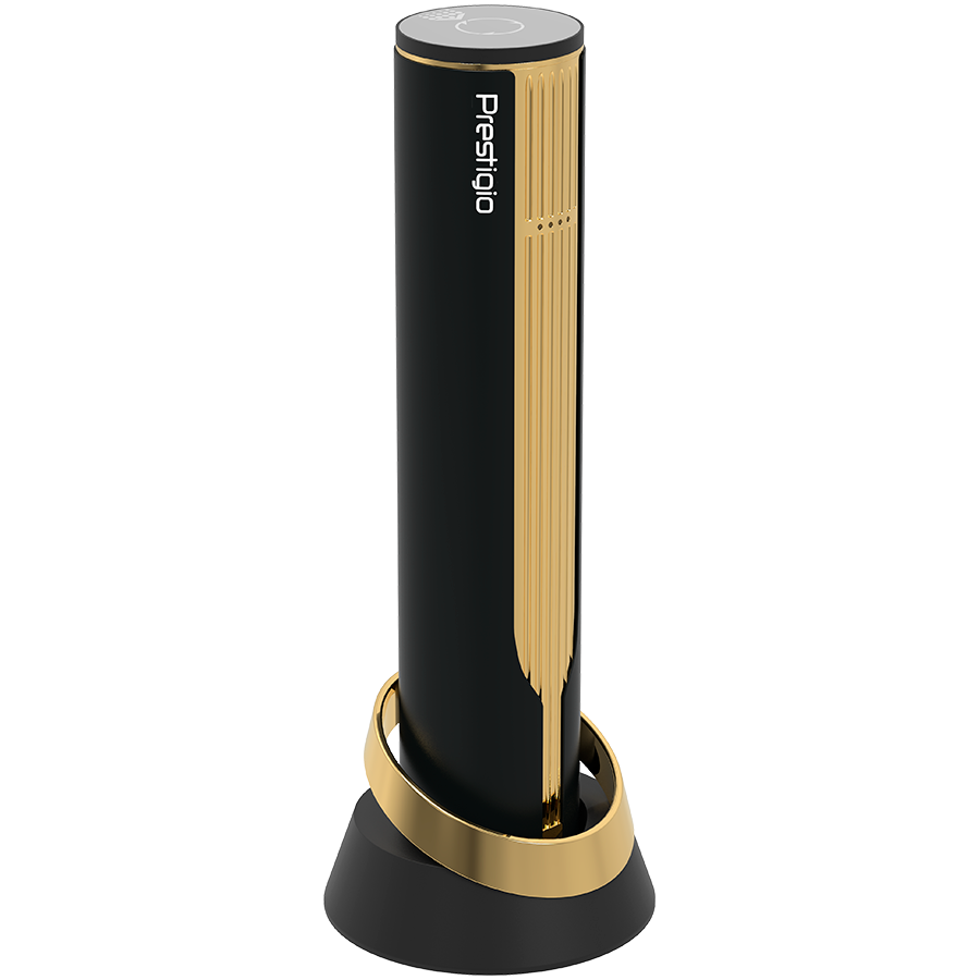 Prestigio Maggiore, smart wine opener, 100% automatic, opens up to 70 bottles without recharging, foil cutter included, premi