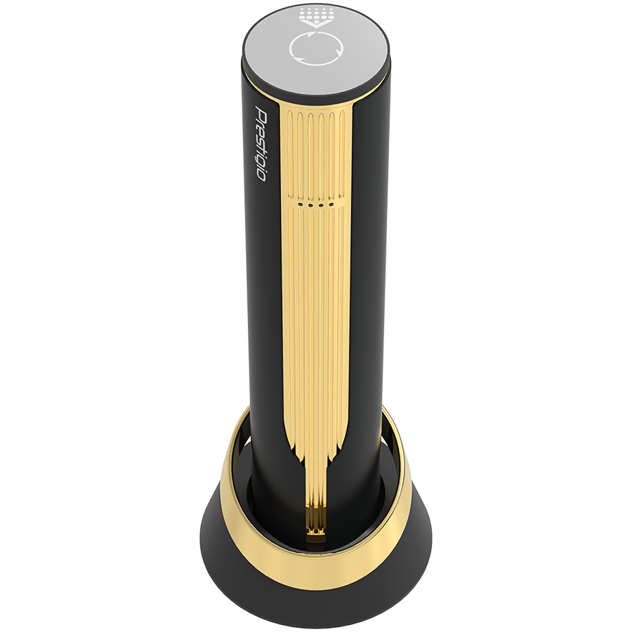 Prestigio Maggiore, smart wine opener, 100% automatic, opens up to 70 bottles without recharging, foil cutter included, premi