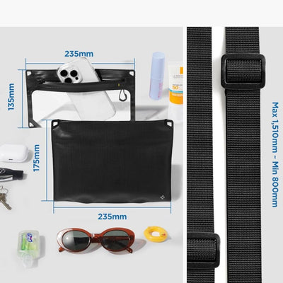 Spigen A640 Waterproof Phone Bag - Black