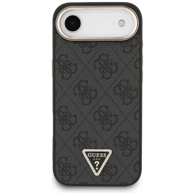 Guess 4G Triangle Logo MagSafe case for iPhone Air - black and gold