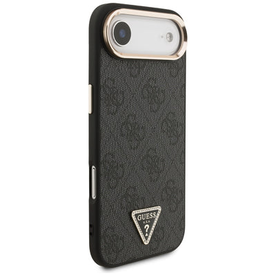 Guess 4G Triangle Logo MagSafe case for iPhone Air - black and gold
