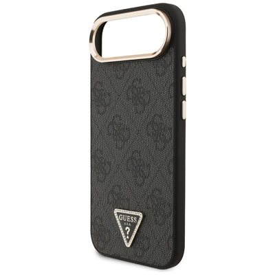 Guess 4G Triangle Logo MagSafe case for iPhone Air - black and gold