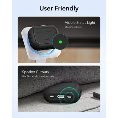 ESR Orbit HaloLock MagSafe case for AirPods Pro 3 - black