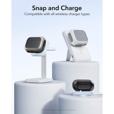 ESR Orbit HaloLock MagSafe case for AirPods Pro 3 - white