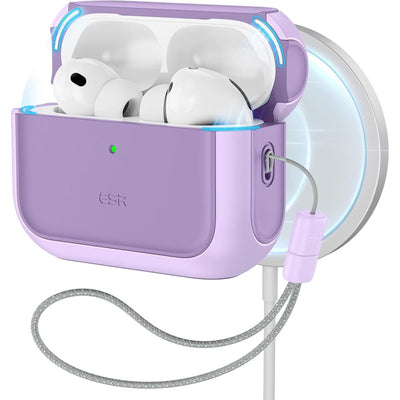 ESR Orbit Halolock MagSafe case for AirPods Pro - purple