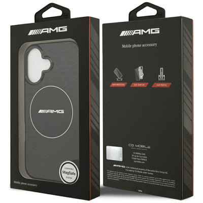 AMG Nauble Layer Transparent Smocked MagSafe Case for iPhone 17 - Black — Mercedes