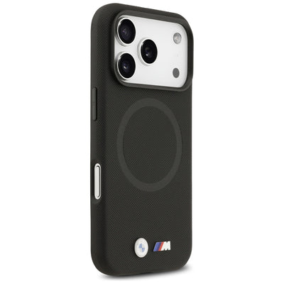 BMW M FW Metal Logo MagSafe Case for iPhone 17 Pro - Black