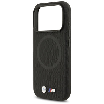 BMW M FW Metal Logo MagSafe Case for iPhone 17 Pro - Black