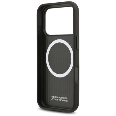 BMW M FW Metal Logo MagSafe Case for iPhone 17 Pro - Black