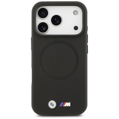 BMW M FW Metal Logo MagSafe Case for iPhone 17 Pro Max - Black