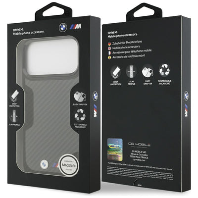 BMW M Kevlar Matt MagSafe Case for iPhone 17 Pro Max - Black