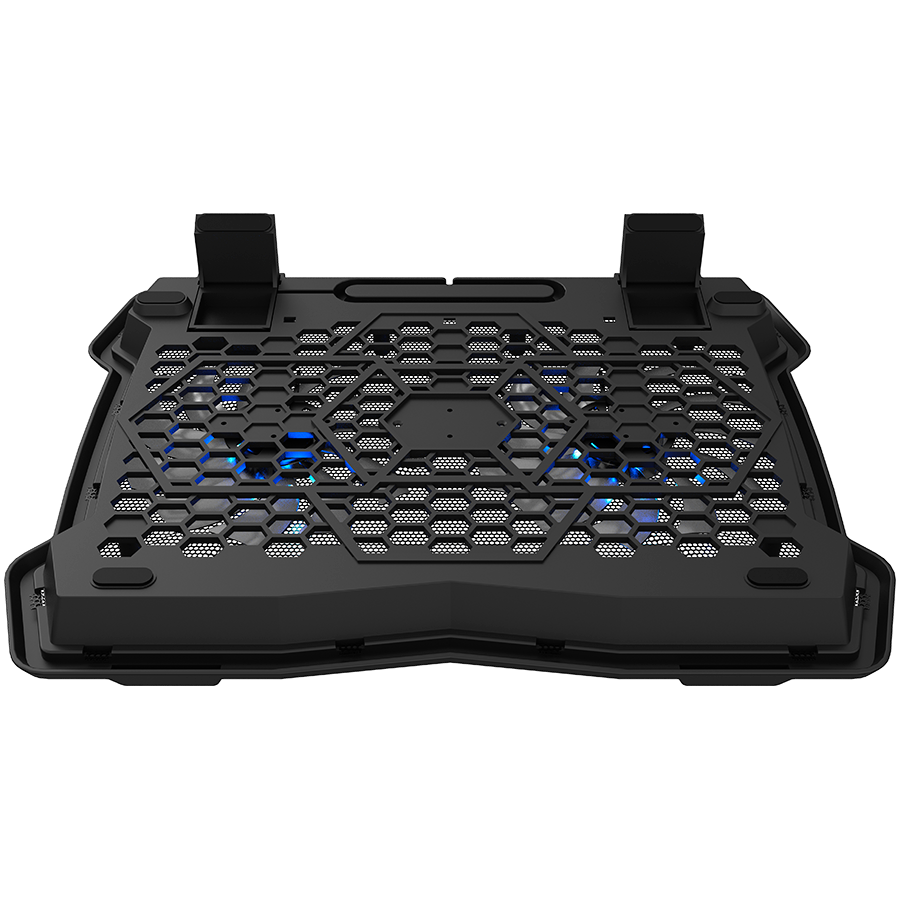 CANYON NS03, Cooling stand dual-fan with 2x2.0 USB hub, support up to 10”-15.6” laptop, ABS plastic and iron, Fans dimension: