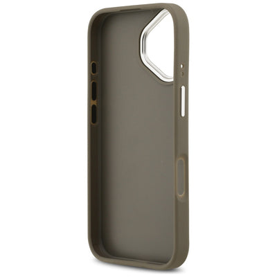 Guess Grained Big 4G Classic Logo iPhone 17 Case - Brown