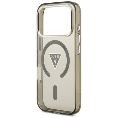 Guess IML Gradient Triangle Logo MagSafe Case for iPhone 17 Pro - Green