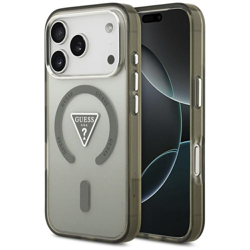 Guess IML Gradient Triangle Logo MagSafe Case for iPhone 17 Pro Max - Green