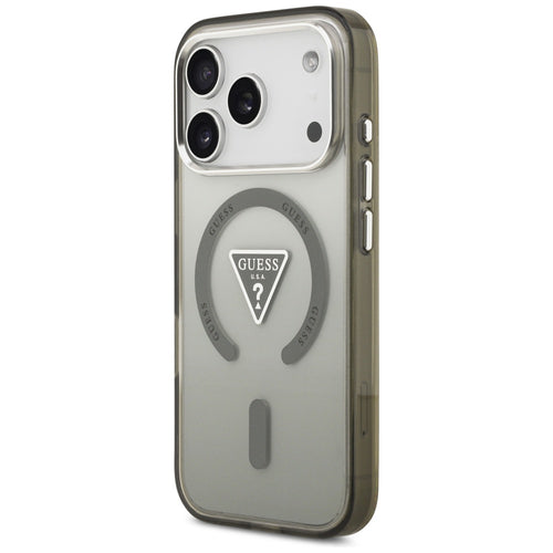 Guess IML Gradient Triangle Logo MagSafe Case for iPhone 17 Pro Max - Green