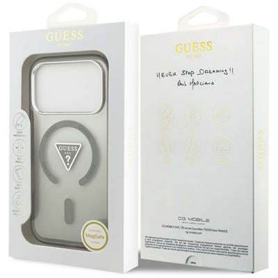 Guess IML Gradient Triangle Logo MagSafe Case for iPhone 17 Pro Max - Green