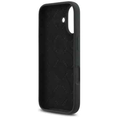 Guess Silicone Big 4G Script Case for iPhone 17 - Black
