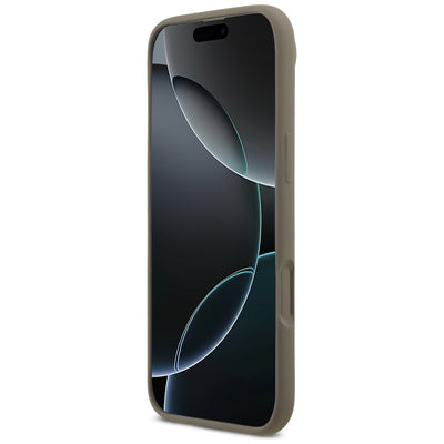 Guess Silicone Big 4G Script Case for iPhone Air - Brown