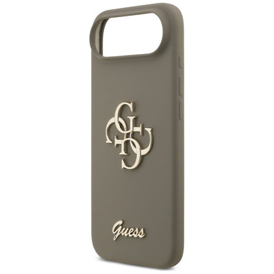 Guess Silicone Big 4G Script Case for iPhone Air - Brown