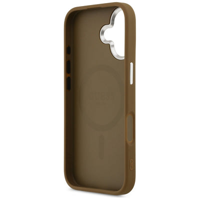 Guess Triangle Logo MagSafe case for iPhone 17 - brown