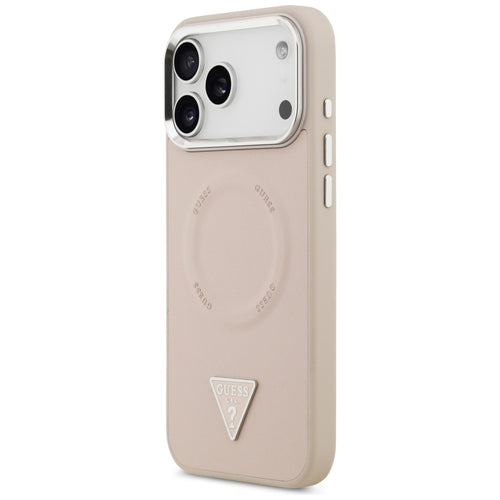Guess Triangle Logo MagSafe Case for iPhone 17 Pro Max - Pink
