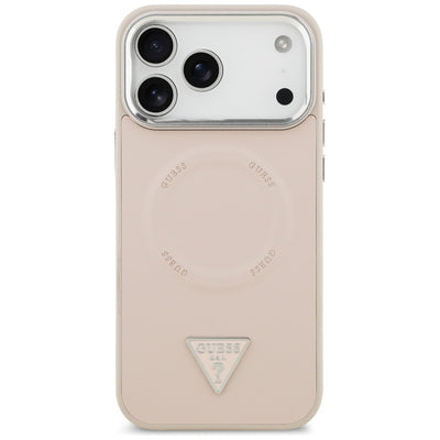 Guess Triangle Logo MagSafe Case for iPhone 17 Pro Max - Pink