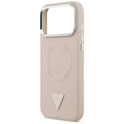 Guess Triangle Logo MagSafe Case for iPhone 17 Pro Max - Pink