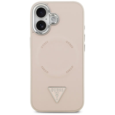 Guess Triangle Logo MagSafe case for iPhone 17 - pink