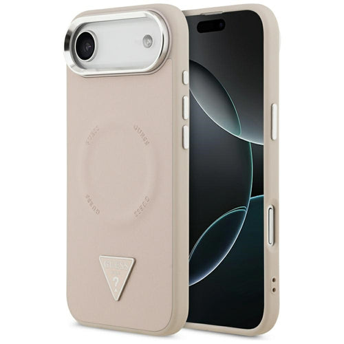 Guess Triangle Logo MagSafe Case for iPhone Air - Pink