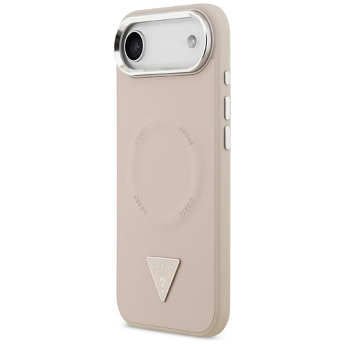 Guess Triangle Logo MagSafe Case for iPhone Air - Pink