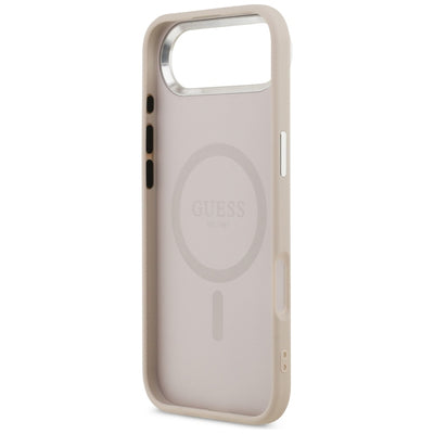 Guess Triangle Logo MagSafe Case for iPhone Air - Pink