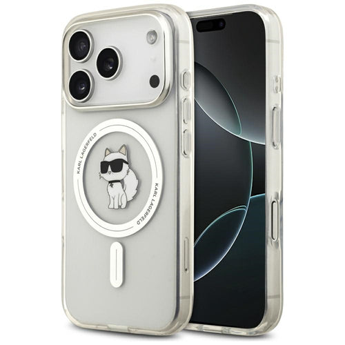 Karl Lagerfeld IML Choupette MagSafe Case for iPhone 17 Pro - Clear