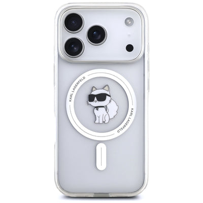 Karl Lagerfeld IML Choupette MagSafe Case for iPhone 17 Pro - Clear