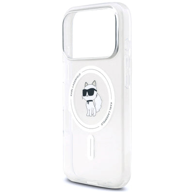 Karl Lagerfeld IML Choupette MagSafe Case for iPhone 17 Pro - Clear
