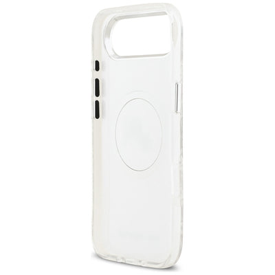 Karl Lagerfeld IML Glitter Karl&amp;Choupette Heads Logo MagSafe Case for iPhone Air - Gray