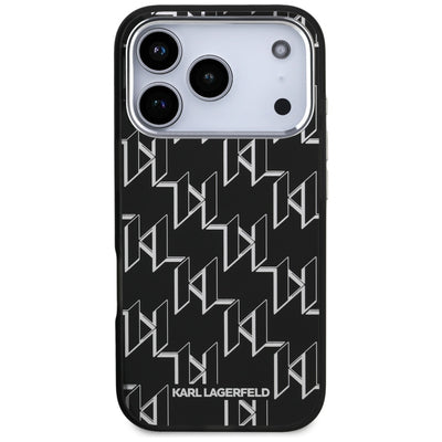 Karl Lagerfeld IML KL Monogram MagSafe Case for iPhone 17 Pro - Black