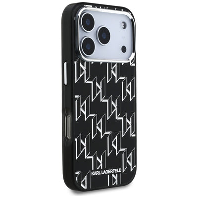 Karl Lagerfeld IML KL Monogram MagSafe Case for iPhone 17 Pro - Black