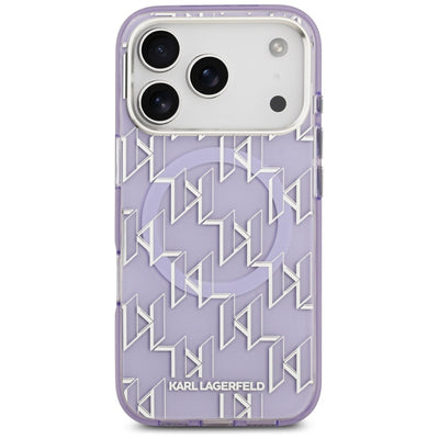 Karl Lagerfeld IML KL Monogram MagSafe Case for iPhone 17 Pro - Purple