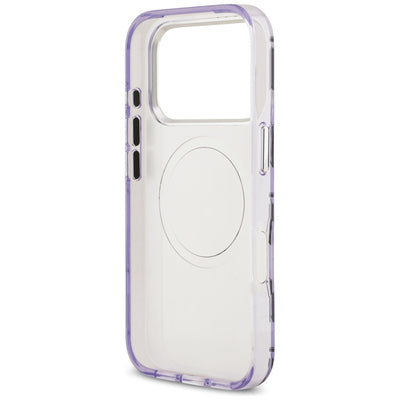 Karl Lagerfeld IML KL Monogram MagSafe Case for iPhone 17 Pro Max - Purple
