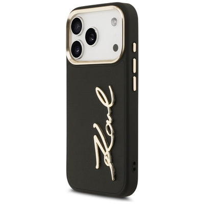 Karl Lagerfeld Karl Script Logo Case for iPhone 17 Pro - Black