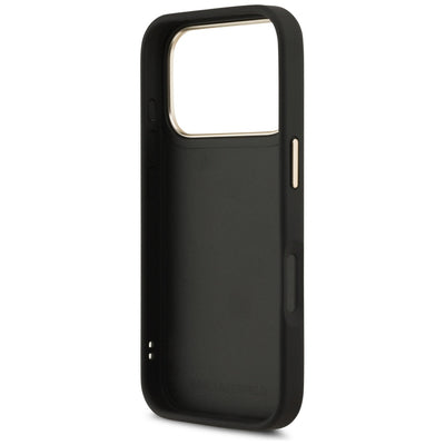 Karl Lagerfeld Karl Script Logo Case for iPhone 17 Pro - Black