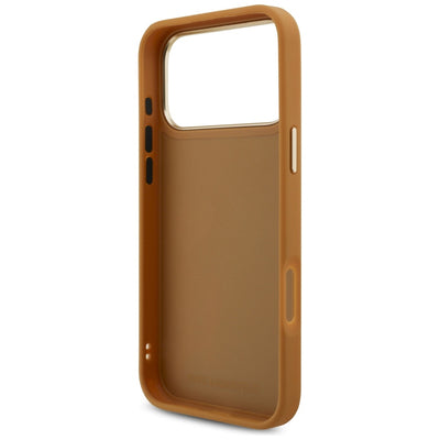 Karl Lagerfeld Karl Script Logo Case for iPhone 17 Pro Max - Brown
