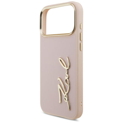 Karl Lagerfeld Karl Script Logo Case for iPhone 17 Pro Max - Pink