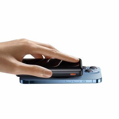 Baseus Magnetic Bracket Powerbank 10000mAh 20W with MagSafe - Dark Blue + USB-C Cable 60W 0.5m