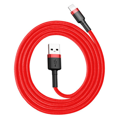 Baseus Cafule USB-A / Lightning 2.4A QC 3.0 cable 1 m - red