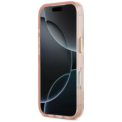 Guess Jungle Tonal Triangle MagSafe Case for iPhone 17 Pro Max - Pink