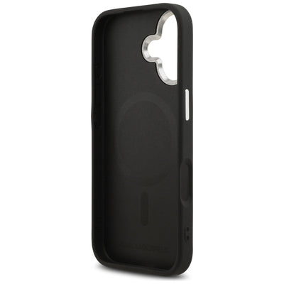 Karl Lagerfeld Choupette Pin MagSafe Case for iPhone 17 - Black