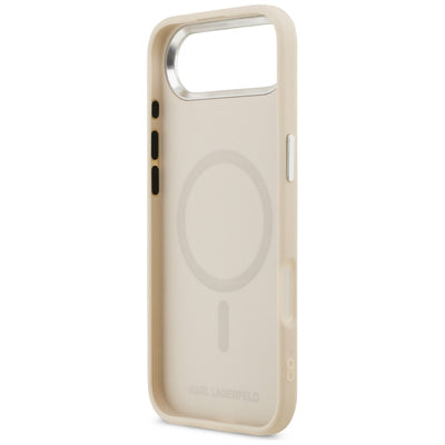 Karl Lagerfeld Karl &amp; Choupette Pins MagSafe Case for iPhone Air - Beige